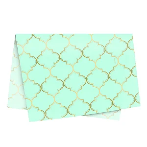 Papel de Seda - 49x69cm - Núria Azul - 10 folhas - Rizzo Embalagens