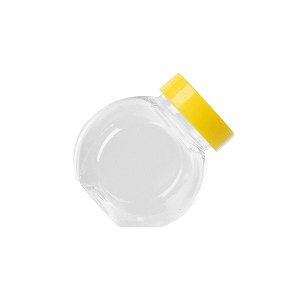 Mini Baleiro com Tampa Amarelo - 50ml - 10 unidades - Rizzo