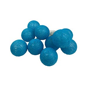 Luminária Cordão de Luz Led Bolinhas - Azul - 1 unidade - ArtLille - Rizzo