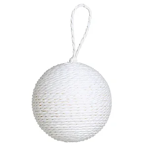 Kit Bolas Cordas Branca 10cm - 04 unidades - Cromus Natal - Rizzo