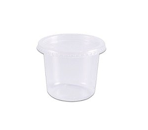 Pote Redondo com Tampa 350ml PL350 - 24 unidades - Prafesta - Rizzo