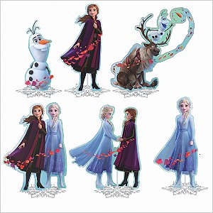 Kit Enfeite Impresso em EVA - Disney - Frozen 2 - 01 unidade - Piffer-  Rizzo