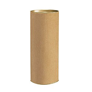 Lata para Presente GG 29,5x11,5cm Liso Kraft - 01 unidade - Rizzo Embalagens