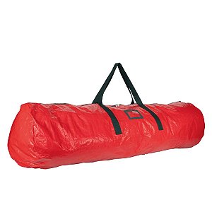Bolsa para Arvore de Natal de 70x140cm com Alça Vermelho 01 unidade Cromus Natal
