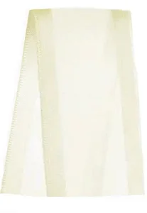Fita Voal com Cetim Progresso  ZC009 38mm - 10m Cor 311 Champagne - 01 Unidade - Progresso - Rizzo