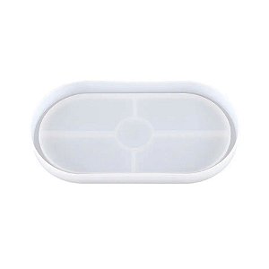 Molde de Silicone Bandeja Oval - 1 unidade - Rizzo