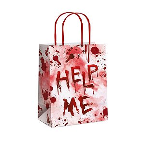 Sacola para Lembrancinha -  Help Halloween - 21,5x15cm  - 10 unidades - Cromus - Rizzo
