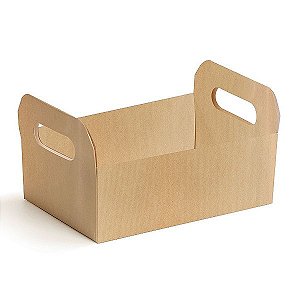 Caixote de Papel Cartão  - Pardo - tamanho G - 01 unidade - Cromus - Rizzo