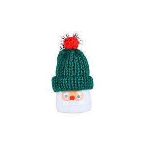 Apontador de Lápis com Gorro Natalino - Verde - 1 unidade - Cromus - Rizzo