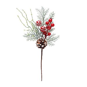 Pick Natal Vermelho/Verde - 01 unidade - Cromus Natal - Rizzo