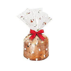Saco para Panetone 500g Super Noel - 10 unidades - Cromus