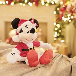 Minnie de Pelúcia Roupa Vermelha 45cm - 01 unidade - Natal Disney - Cromus - Rizzo