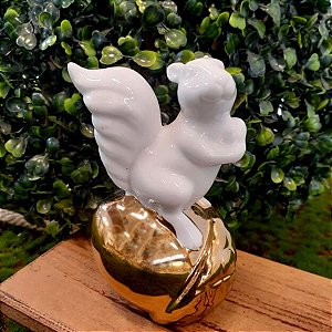 Esquilo decorativo 13cm - 01 unidade - Cromus Natal - Rizzo