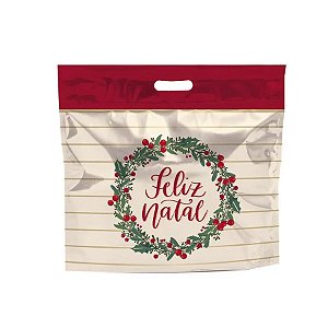 Sacola Metalizada com Zip - Natalie - 46x43+5cm - 1 unidade - Cromus - Rizzo