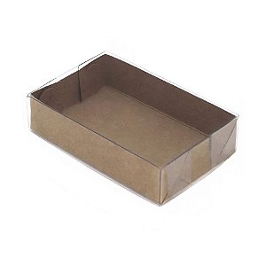 Caixa Transparente de Acetato Kraft - Ref.CH-10 - 12X8X3 - 20 unidades - CAC