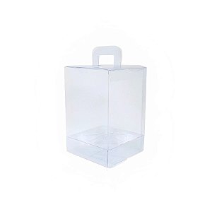 Caixa Transparente de Acetato Ref.Ovo 350g - 12,5x12,5x19 - 10 unidades - CAC - Rizzo