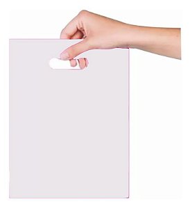 Sacola Boca de Palhaço 20x30 cm - Branca - 25 unidades - Magnatech