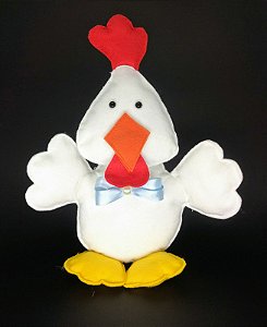 Galinha Fazendinha em Feltro - 01 Unidade - Pé de Pano - Rizzo Festas