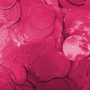 Confete Redondo Metalizado 25g - Pink Dupla Face - Rizzo Balões