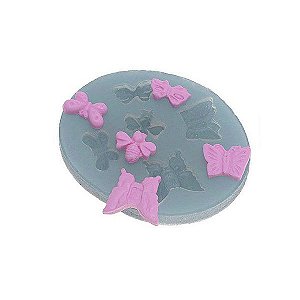 Molde de silicone Borboletas Ref. 116 Flexarte