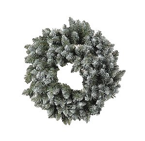 Guirlanda com Galhos Nevados 40cm - 01 unidade - Cromus Natal - Rizzo