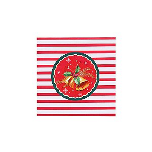 Guardanapo de Papel Natal Sinos Natalinos 32,5cm - 20 folhas - Cromus Natal - Rizzo