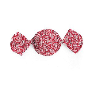 Papel Trufa 15x16cm - Renda Vermelha - 100 unidades - Cromus