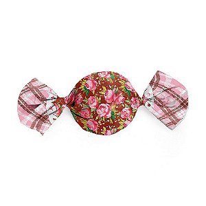 Papel Trufa 14,5x15,5cm - Liberty Marrom - 100 unidades - Cromus