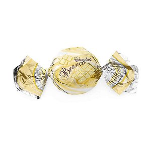 Papel Trufa  14,5x15,5cm - Delícia Chocolate Branco - 100 unidades - Cromus