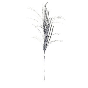 Galho Decorativo de Natal - Prata - 89cm - 1 unidade - Rizzo