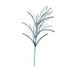 Galho Decorativo de Natal - Azul - 84cm - 1 unidade - Rizzo