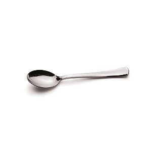 Colher Luxo Prata - 17 cm - 8 unidades - Cromus - Rizzo