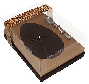 Caixa Ovo de Colher de 500g - Classic Bronze Cód 1421 - 05 unidades - Ideia Embalagens