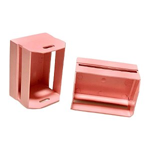 Mini Caixote - Rosa Bebe - 12x7cm - 1 UN - Rizzo