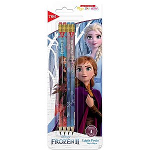 Lápis Grafite com Borracha - Frozen - 04UN - Tris - Rizzo