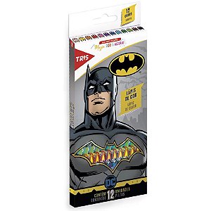 Lápis de Cor - Batman - 12 UN - Tris - Rizzo