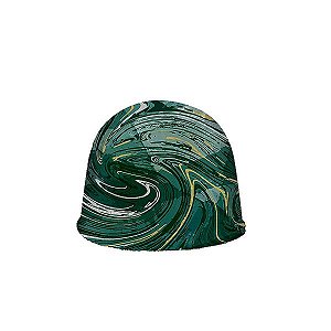 Papel Chumbo 8x7,8cm - Marmorizado Verde - 300 folhas - Cromus