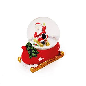 Globo de Natal Papai Noel e Trenó - 1 unidade - Cromus - Rizzo