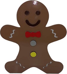 Display Decorativo de Natal - Boneco de Gengibre - 25 Centímetros - 1 unidade - Top Line - Rizzo