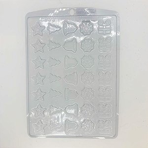 Forma de Acetato Natal Sino e Pinheiro - 1 unidade - Crystal Forming - Rizzo