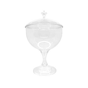 Taça Americana Flor-de-Lis Com Tampa - 1,150 ml  - 1 unidade - Rizzo