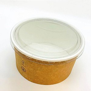 Pote de Papel Kraft - 5 Unidades - Ref KB02 - Kraft Bowls - Rizzo