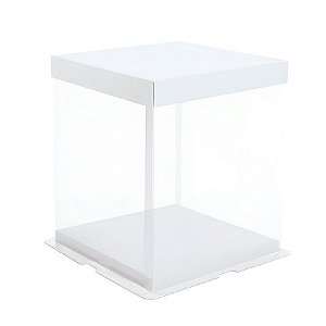 Caixa para Bolo Premium - Branco - 1 unidade - Cromus - Rizzo