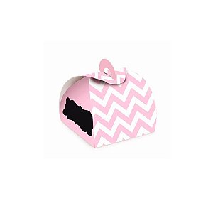 Caixa Bem Casado - Missoni rosa - 24 unidades - Cromus - Rizzo