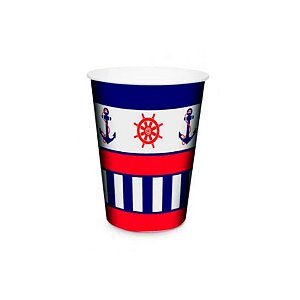 Copo de Papel - Navy - 240ml - 8 unidades - Cromus - Rizzo