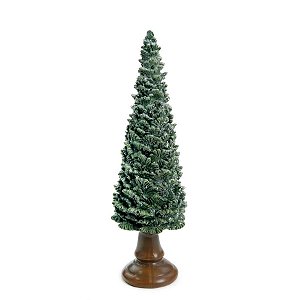 Pinheiro Decorativo - Verde e Marrom - 24cm - 1 unidade - Cromus - Rizzo