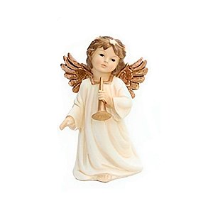 Enfeite de Natal - Anjo Trompete - 19cm - 1 unidade - Cromus - Rizzo
