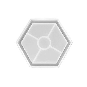 Molde de Silicone - Copo Hexagonal - 12x10,5cm - 1 unidade - Rizzo