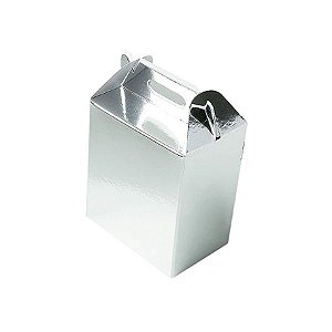 Caixa Sacolinha S1 (9,5x6,5x4,5cm) Prata - 10 unidades - ASSK - Rizzo