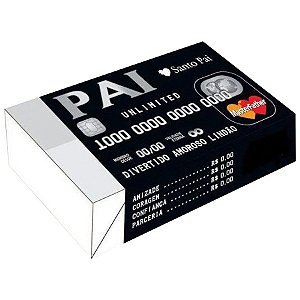 Caixa Divertida para 06 doces - Pai Cartão Ref. 594 - 10 unidades - Rizzo - Rizzo